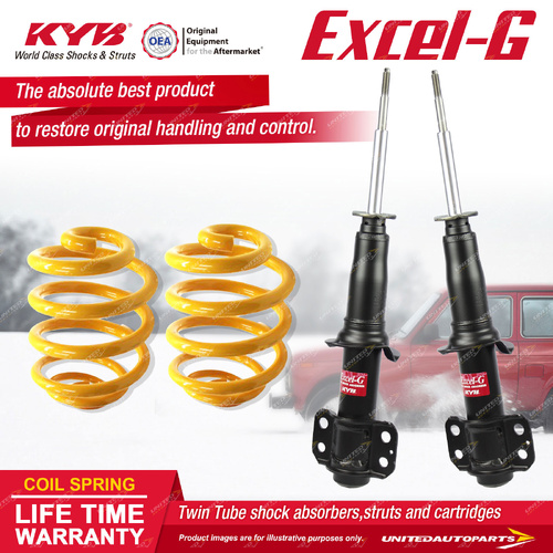 Front KYB Excel-G Shock Absorber Lowered King Coil for Ford Territory SX SY AWD