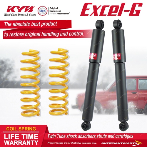 Rear KYB Excel-G Shocks Raised King Spring for Ford Territory SX SY SZ RWD 04-16