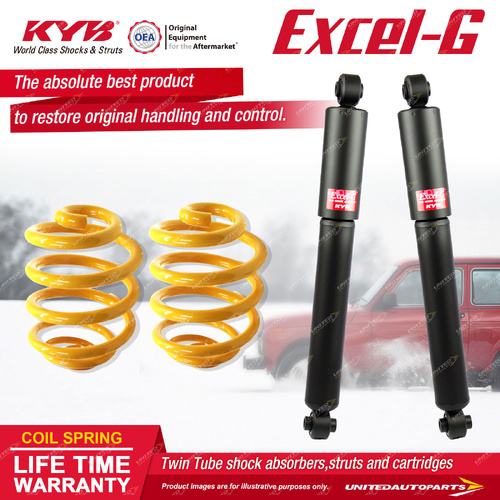 Rear KYB Excel-G Shock Absorbers Lowered King Coil for Ford Territory SX SY AWD