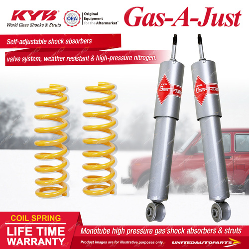 Rear KYB Gas-A-Just Shocks Raised 50-100KG Coil for Jeep Wrangler JL LWB Diesel