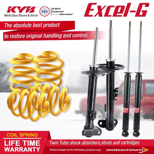F+R KYB EXCEL-G Shock Absorbers Super Low King Springs for BMW 318i 318iS E36