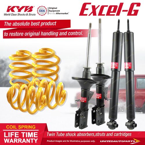 F+R KYB EXCEL-G Shocks Super Low King Springs for Commodore VT VX VY V6 Wagon