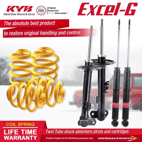 F+R KYB EXCEL-G Shock Absorbers Lowered King Springs for BMW 318Ti E36 I4 RWD