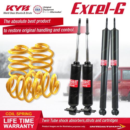 F+R KYB EXCEL-G Shock Absorbers Lowered King Springs for HOLDEN Monaro HJ HQ