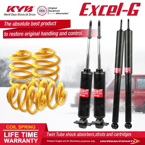 F+R KYB EXCEL-G Shock Absorbers Lowered King Springs for HOLDEN Torana LH 253