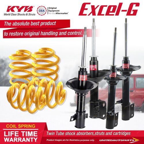 F+R KYB EXCEL-G Shock Absorbers Lowered King Springs for SUBARU Impreza GC3 5 7