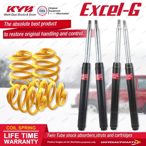 F+R KYB EXCEL-G Shock Absorbers Lowered King Springs for TOYOTA MR2 SW20R 3SGE