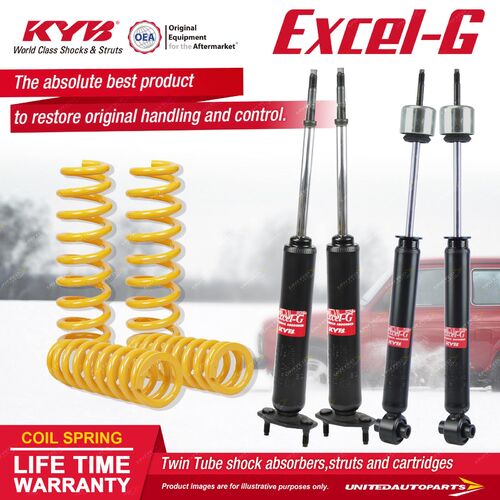 F+R KYB EXCEL-G Shock Absorbers STD King Springs for FORD Falcon XE 4.9 V8 RWD