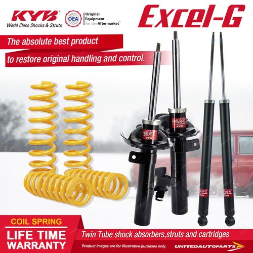 F+R KYB EXCEL-G Shock Absorbers STD King Springs for FORD Focus LV FWD 2.0
