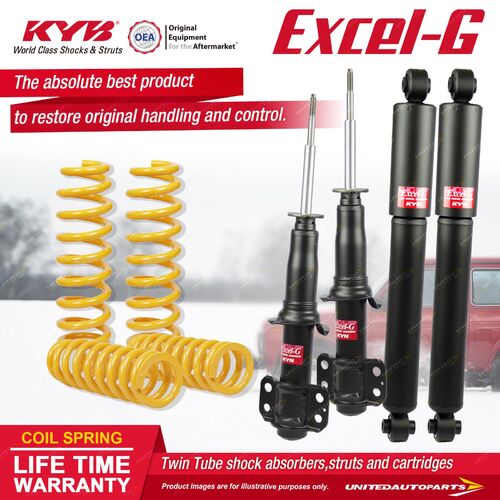 F+R KYB EXCEL-G Shock Absorbers STD King Springs for FORD Territory SX SY I6 AWD