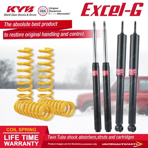 F+R KYB EXCEL-G Shock Absorbers STD King Springs for HOLDEN Commodore VB VC VH
