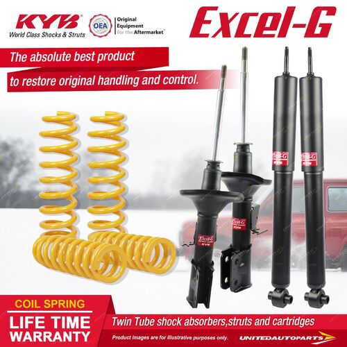 F+R KYB EXCEL-G Shock Absorbers STD King Spring for HOLDEN Commodore VY V8 Wagon