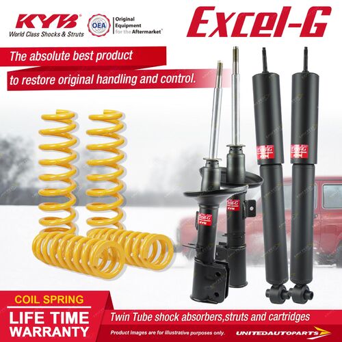 F+R KYB EXCEL-G Shock Absorbers STD King Springs for Commodore VZ Ute Sports