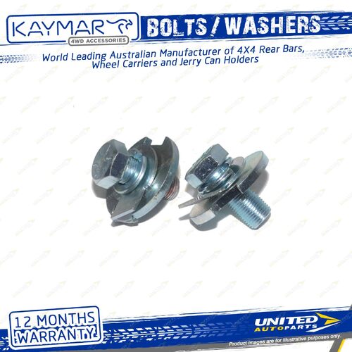 Pair Kaymar Bolts/Washers Suit Top Slide for Rear Protection Accessories