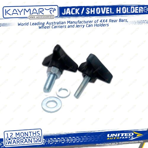 Kaymar Jack/Shovel Holder - 2 Screws for Rear Protection Accessories
