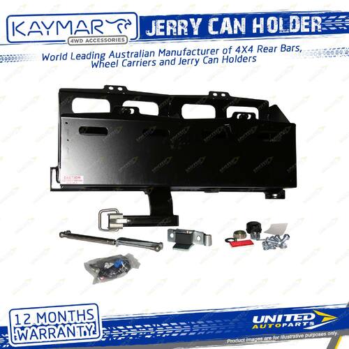 Kaymar Right Hand Double Jerry Can Holder US only 40L for Jeep Gladiator JT