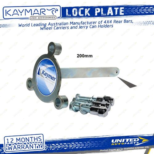 Kaymar Lock Plate Suits Factory Alloy Wheels only for Nissan Patrol GQ Y60 88-97