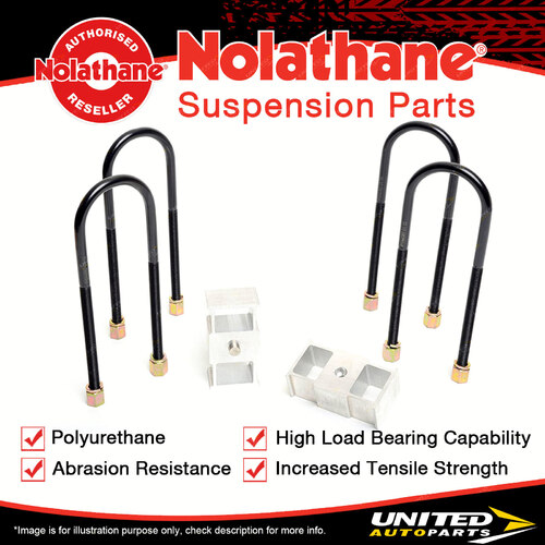 Nolathane Rear Lowering block kit 47950 Brand New Long Life Genuine Performance