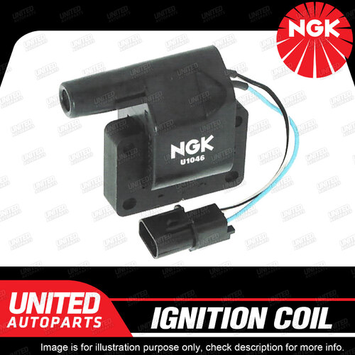 NGK Ignition Coil for Hyundai S Coupe 1N 1.5L 4Cyl 1991-1994 Single