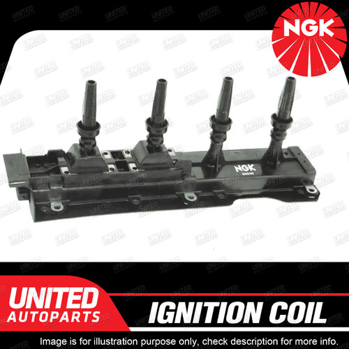 NGK Ignition Coil for Peugeot 306 N5 1.8L 406 D8 2.0L 4Cyl Single
