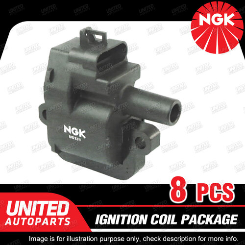 8 x NGK Ignition Coils Pack for Holden Commodore VTII VU VX VY VZ 5.7L V8