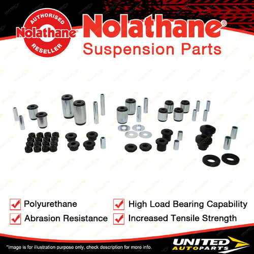 Nolathane F & R Essential Vehicle Kit for HDT Commodore Calais VC VH VK VL VN