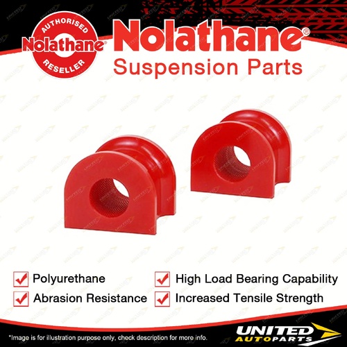 Nolathane Front Sway Bar Mount Bush 27mm for Volkswagen Amarok 2H 2WD 4cyl 09-23