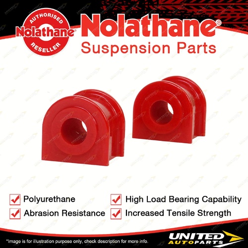 Nolathane Rear Sway Bar Mount Bush 19mm for Jeep Wrangler IV JL72 JL74 17-On