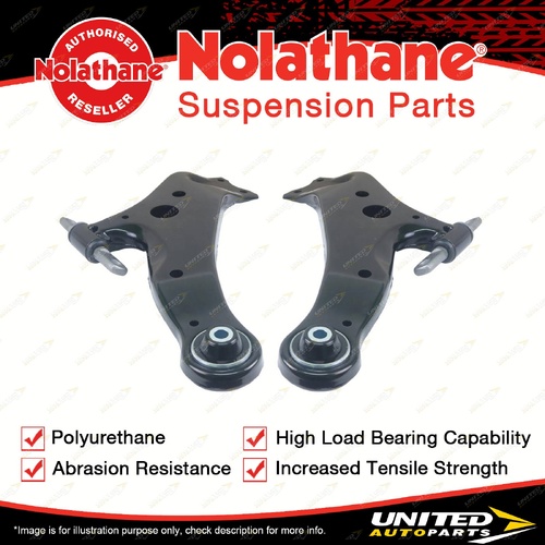 Nolathane Front Lower Control Arms LH+RH for Toyota Kluger GSU40 GSU45 2007-2014