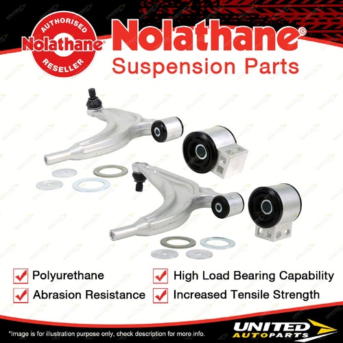 Nolathane Front Lower Control Arms LH+RH for Holden Cruze JG JH 4cyl 2009-On