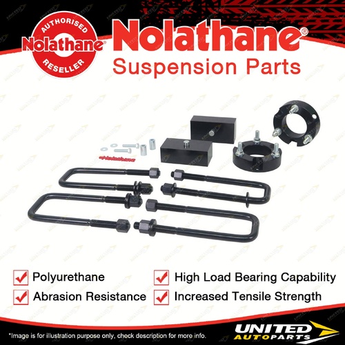 Nolathane Front and Rear Lift Kit for Holden Colorado RG 4WD 4cyl 12-On
