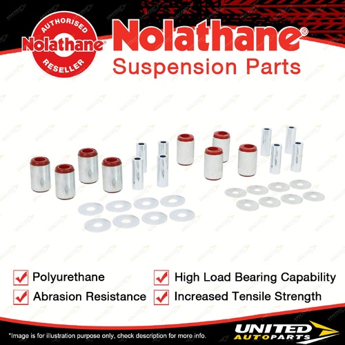 Nolathane Front Control Arm Bushing Kit for Nissan Navara D40 NP300 D23 05-On