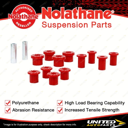 Nolathane Rear Leaf Spring - Bush Kit for Mitsubishi Triton MV 2WD 4WD 23-On