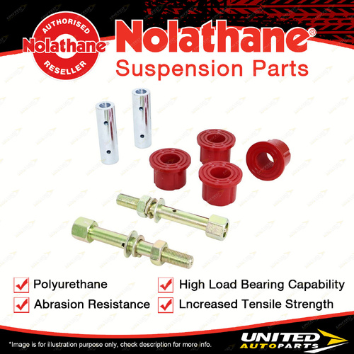 Nolathane Rear Leaf Spring Front Eye Bushing Pin Kit for Mitsubishi Triton ML MN