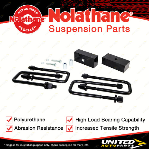 Nolathane Rear Lift Kit Spacer Block for Foton Tunland P201 4WD 2012-On