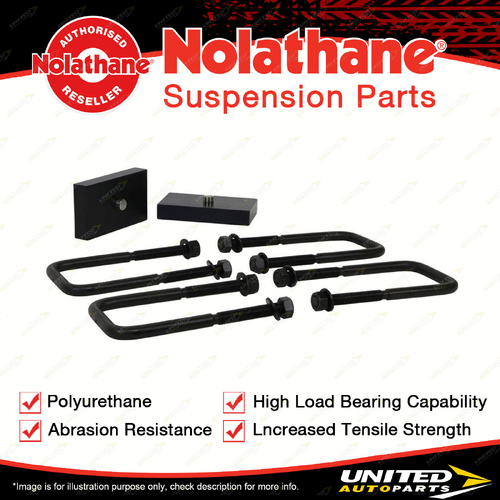 Nolathane Rear Lift Kit Spacer Block for Mitsubishi Triton ML MN 4WD 06-15