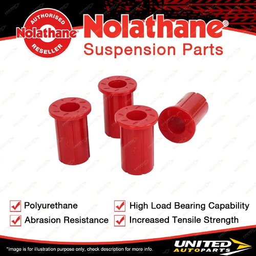 Nolathane Rear Leaf Spring Shackle Bush Kit for Mazda BT-50 TFS RG04 2020-On