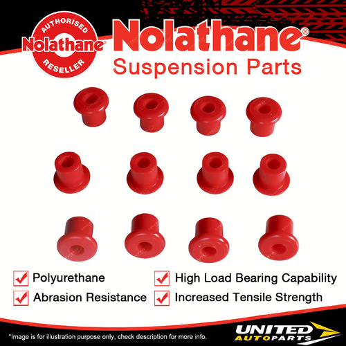 Nolathane Front Leaf Spring Bush Kit for Mahindra Pik Up 4WD RWD 2007-2017