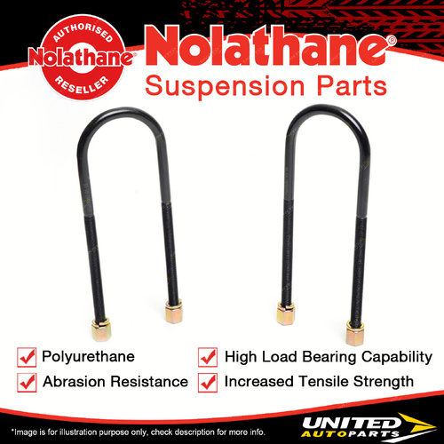 Nolathane Rear Spring U Bolts for HSV Avalanche Z Y Series Ute 04-06