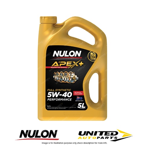Nulon APEX+ 5W-40 Performance 5L for BMW 130i E87 Series 3.0L 2005-2010
