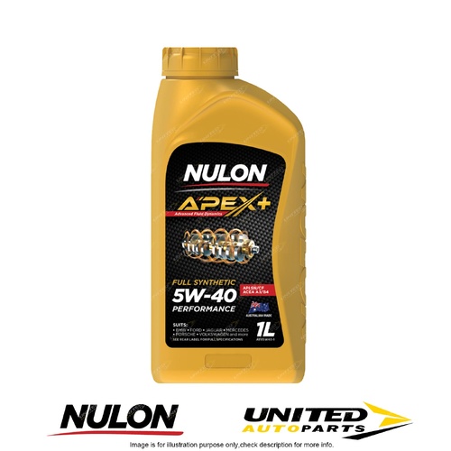 Nulon APEX+ 5W-40 Performance 1L for CITROEN C2 1.6L 16V Man. 2008-2010