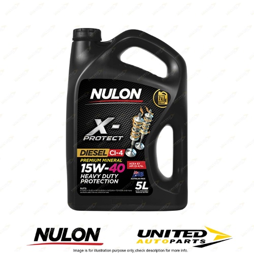 Nulon X-Protect 15W-40 Heavy Duty Protection 5L for MERCEDES-BENZ E300 W124