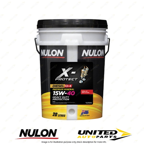 Nulon X-Protect 15W-40 Heavy Duty Protection 20L for MERCEDES-BENZ E300 W124
