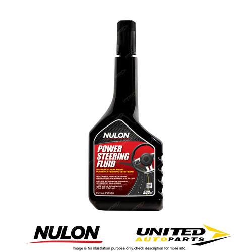 NULON Power Steering Fluid 500ML for TOYOTA Paseo Coupe 1.5L 5E-FE Eng 1991-1999