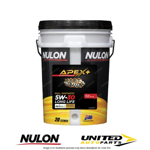 Nulon APEX+ Full SYN 5W-30 Long Life 20L for SUBARU Liberty GT RX 2003-2017
