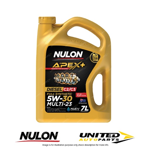 Nulon APEX+ 5W-30 Multi-23 7L for VOLVO XC90 3.2L 4.4L AWD. 2007-2015