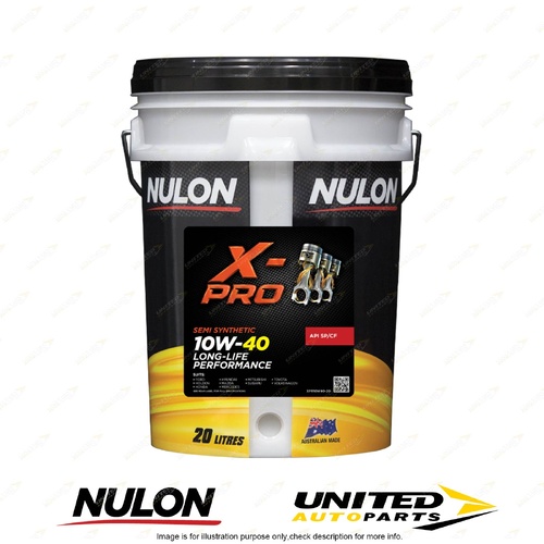 Nulon X-PRO 10W-40 Long Life Performance 20L Engine Oil for VOLKSWAGEN Polo