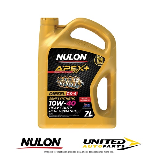 Nulon APEX+ 10W-40 Heavy Duty Performance Engine Oil 7L APXHD10W40-7