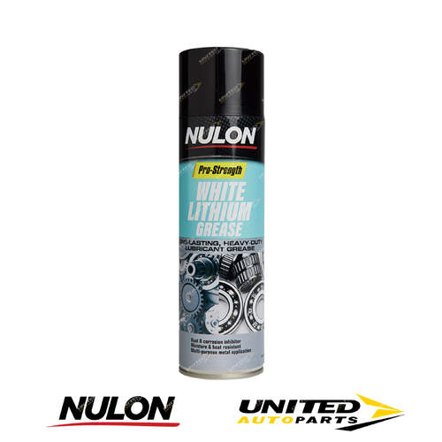 1 pc Nulon Pro-Strength White Lithium Grease Spray Can 300GM LMG300