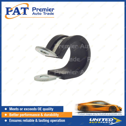 PAT ICON Series Rubber Lined Stainless P Clamp - 6mm Package of 10